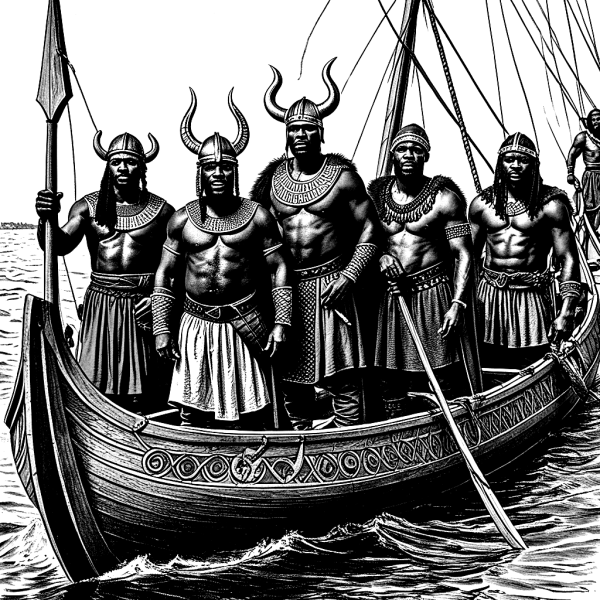 black viking myth